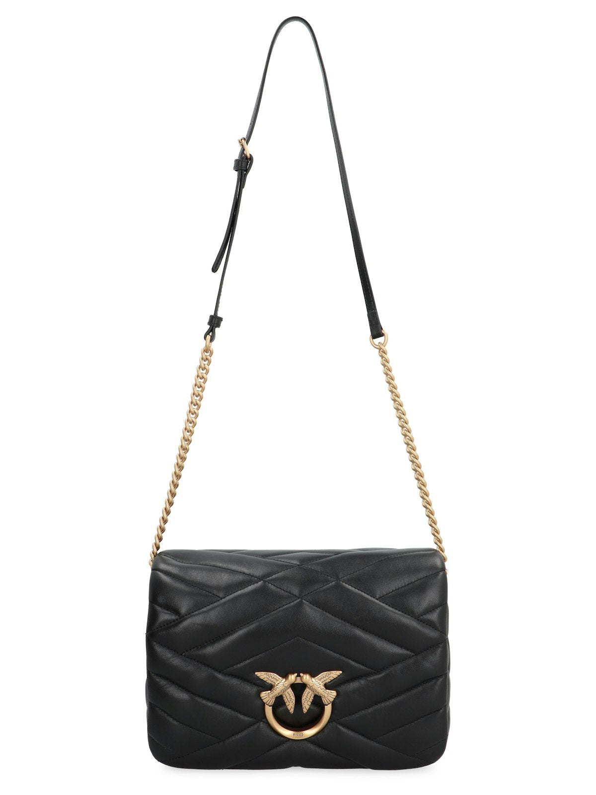 LOVE BAG CLICK PUFF LEATHER BAG