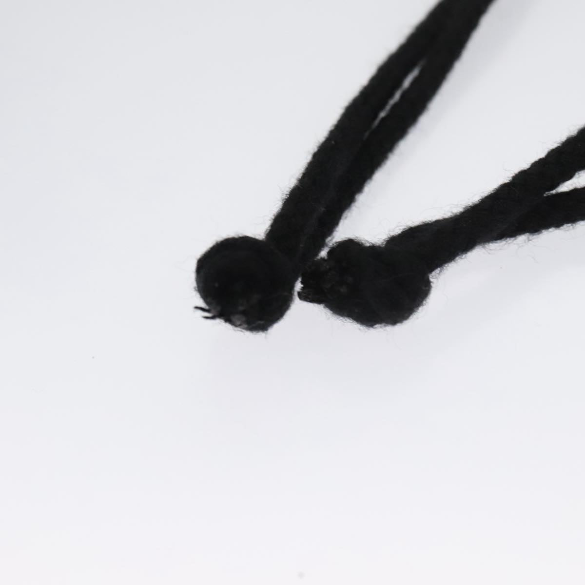 FENDI Zucca Canvas Drawstring Bag Brown Black 101941