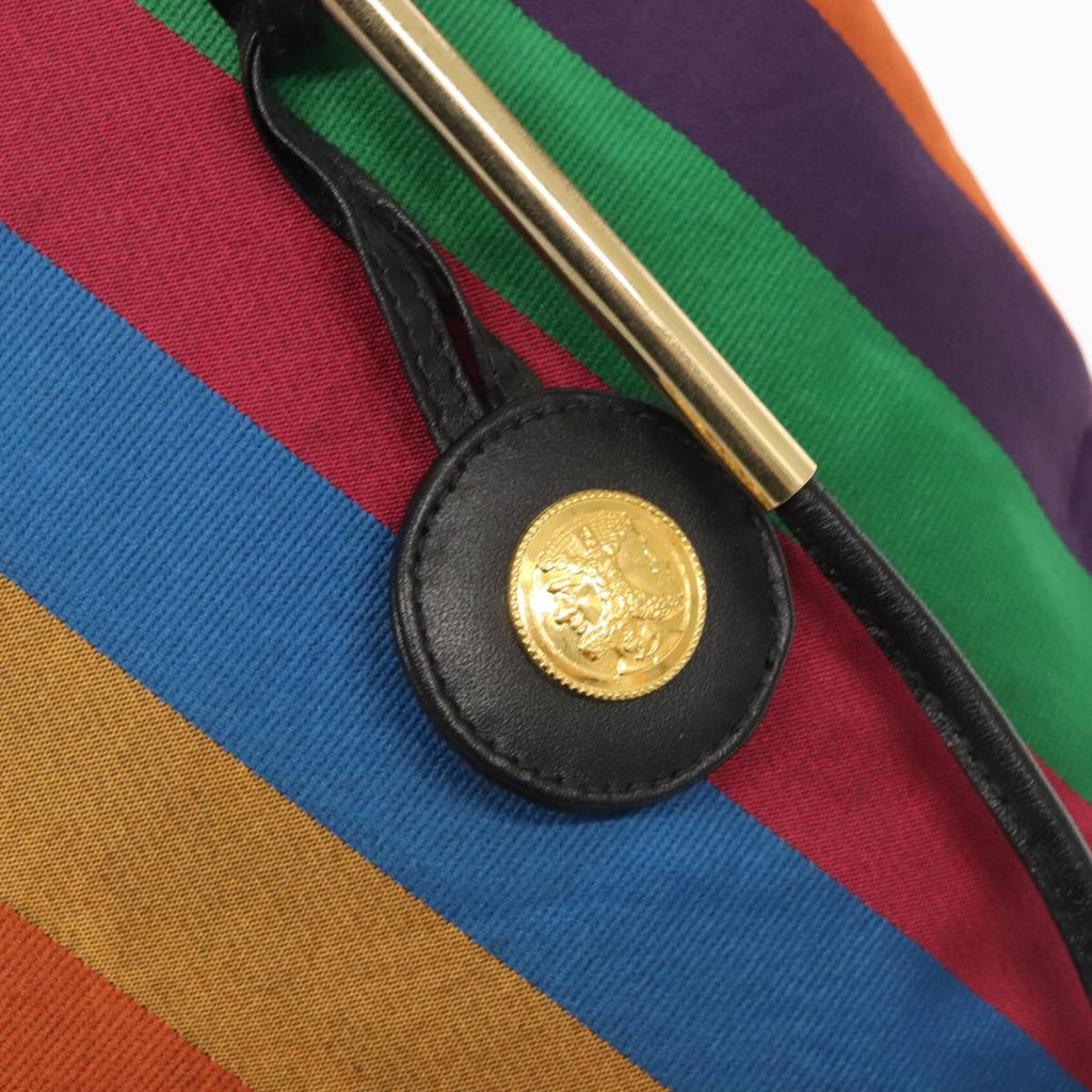 FENDI Shoulder Bag Nylon Gold Rainbow 101990