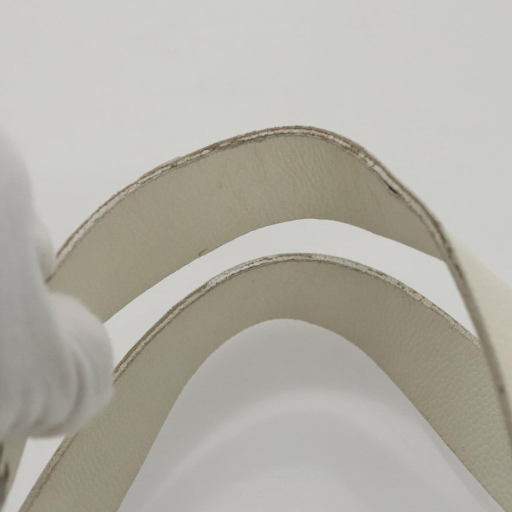 CHANEL Camelia Tote Bag Canvas White Black CC 101996