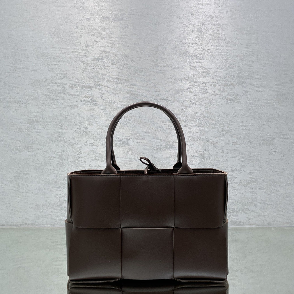GLAMI Small Arco Tote Bag Dark Brown, For Women, Bags 14.2in/36cm