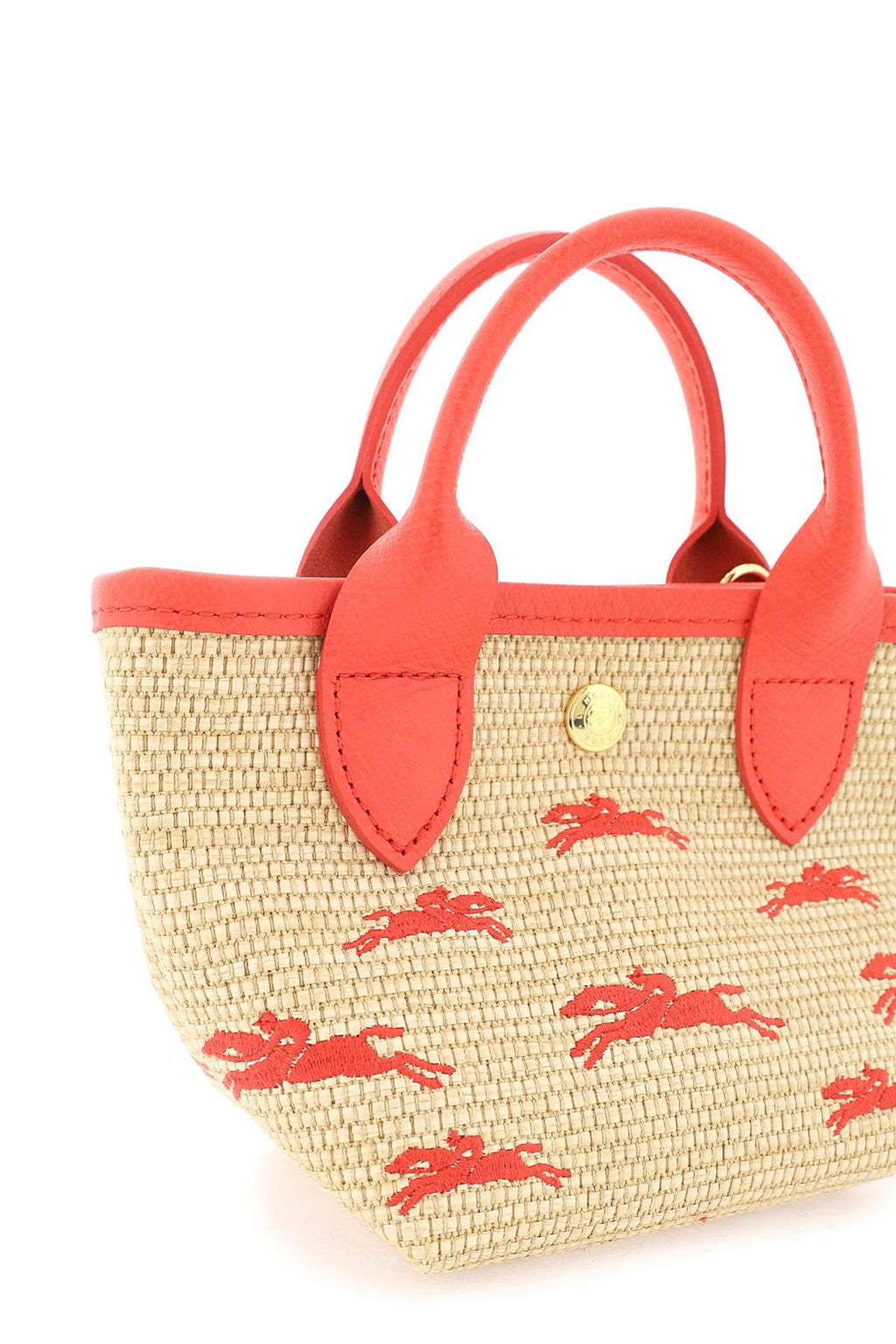 Le Panier Pliage XS Raffia Handbag