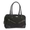 GUCCI GG Canvas Hand Bag Black Silver 002 1115 102070