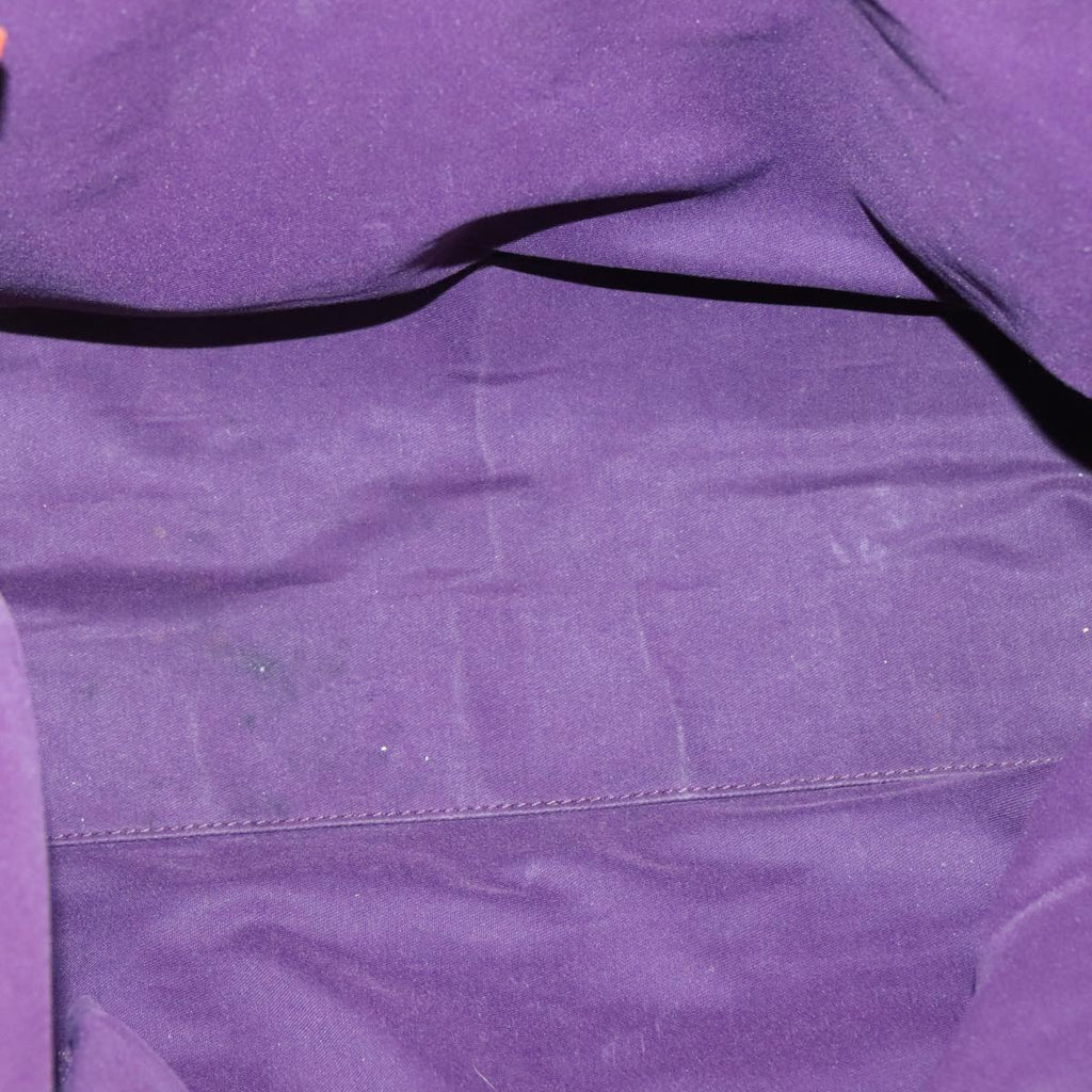 GUCCI GG Canvas Tote Bag Beige Purple 139260 102155