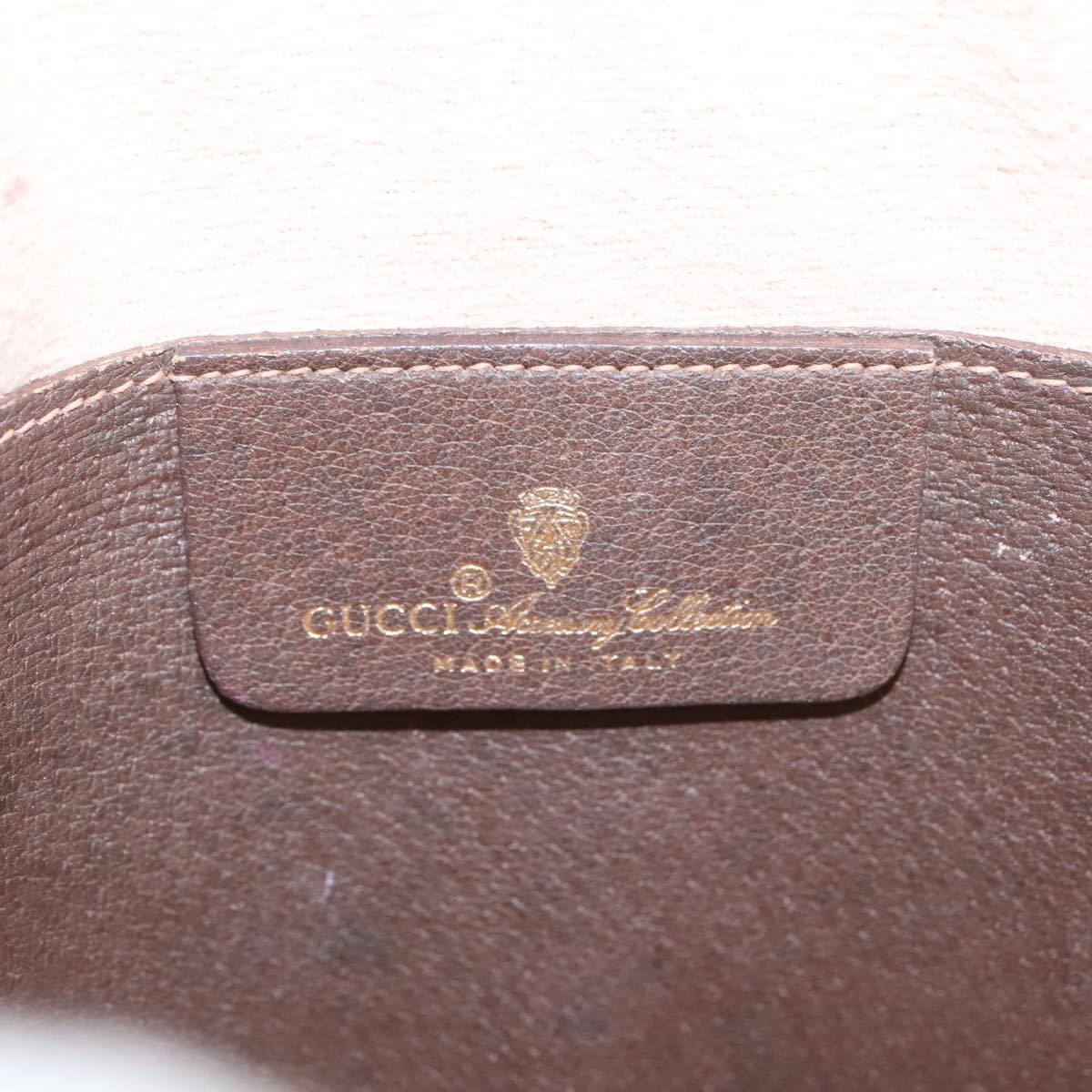GUCCI GG Supreme Web Sherry Line Shoulder Bag PVC Beige 904 02 047 102166