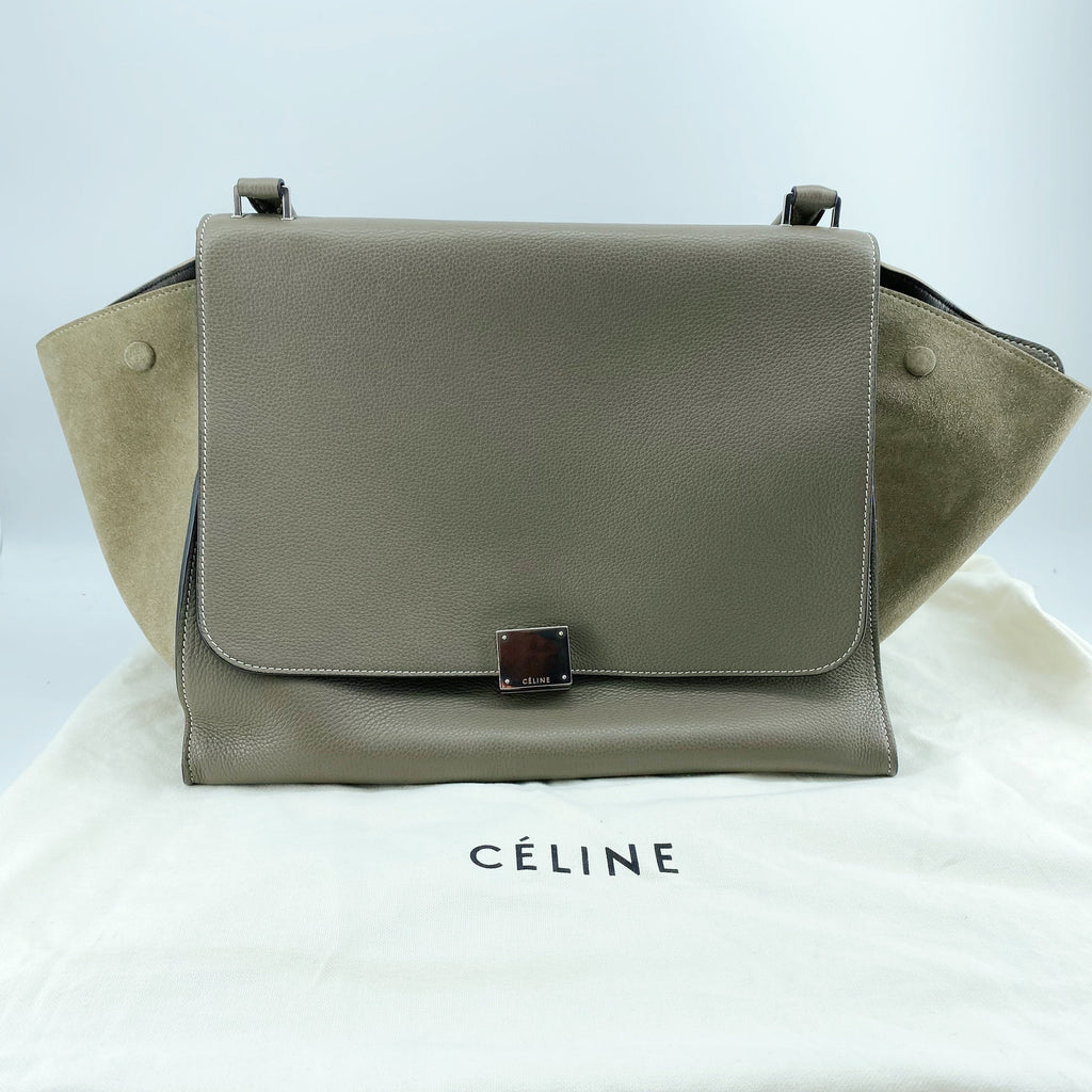 Celine Leather Trapeze Tote