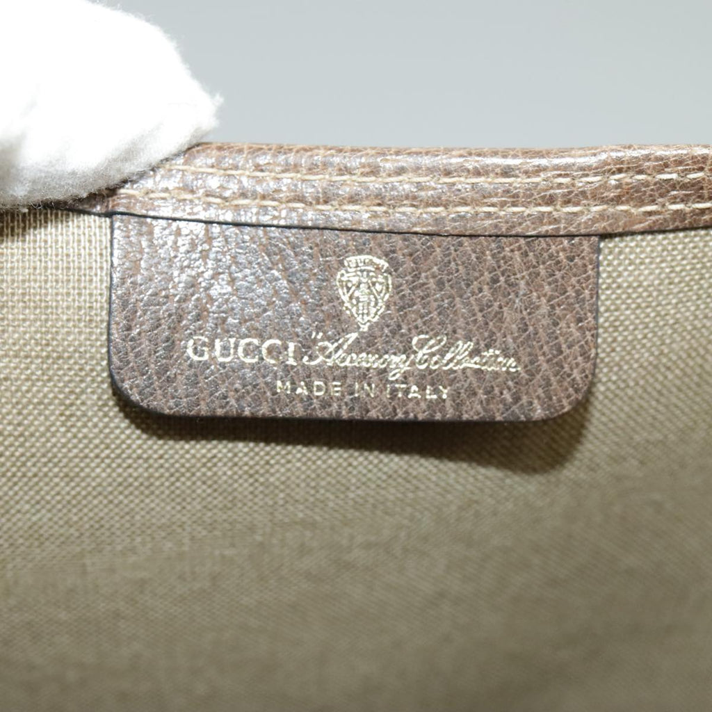 GUCCI GG Supreme Web Sherry Line Tote Bag PVC Beige Red 39 02 003 102265
