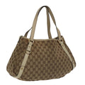 GUCCI GG Canvas Abbey Tote Bag Beige Gold 130736 102266