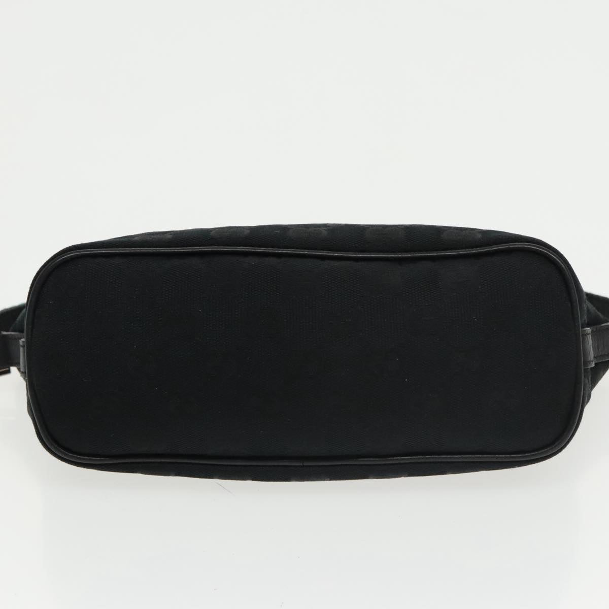 GUCCI GG Canvas Web Sherry Line Pouch Black Gold Red 141809 102283