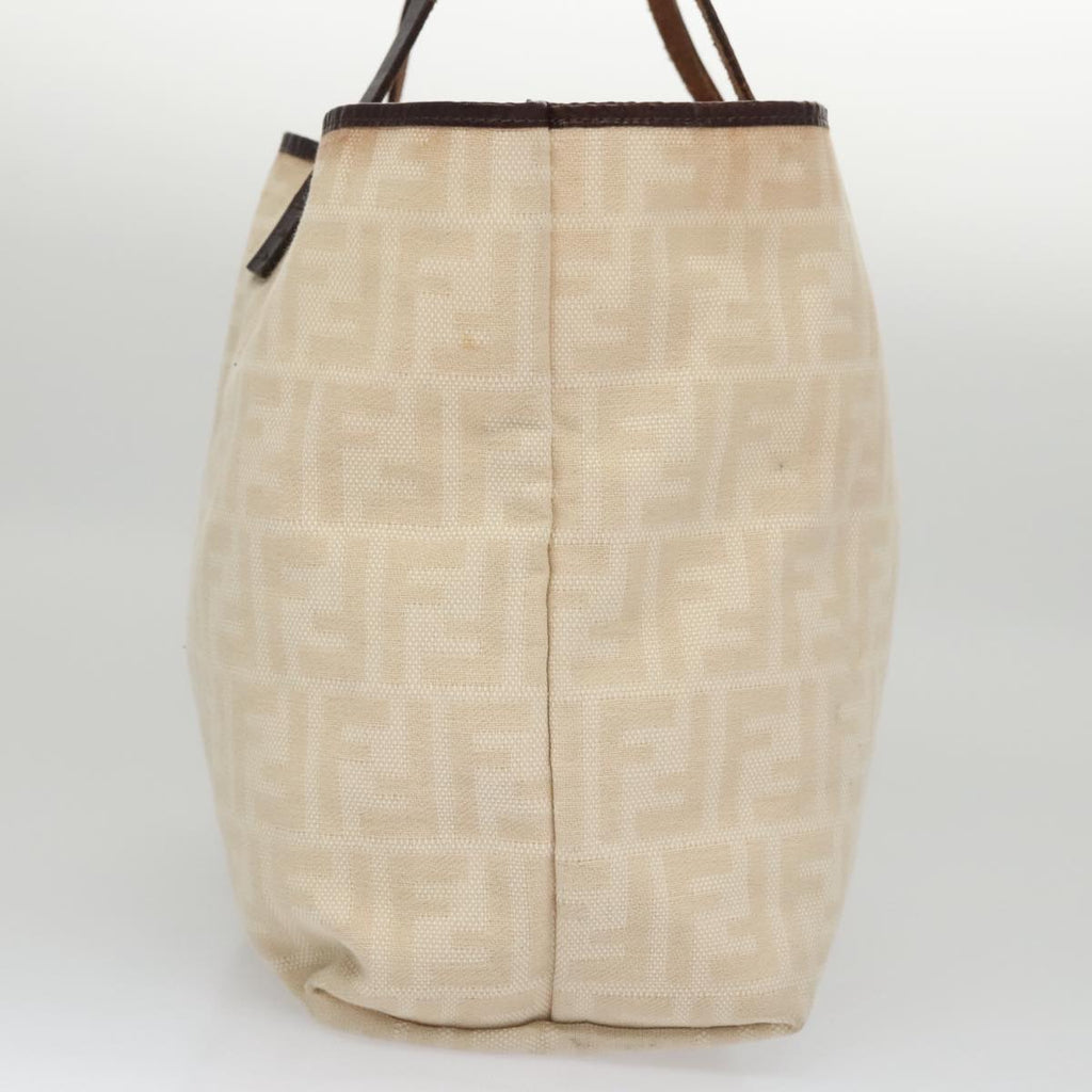 FENDI Zucca Canvas Tote Bag Beige 102286