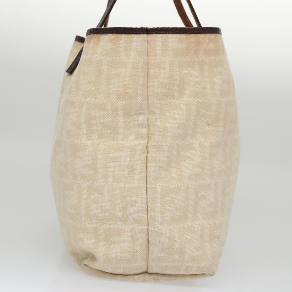 FENDI Zucca Canvas Tote Bag Beige 102286