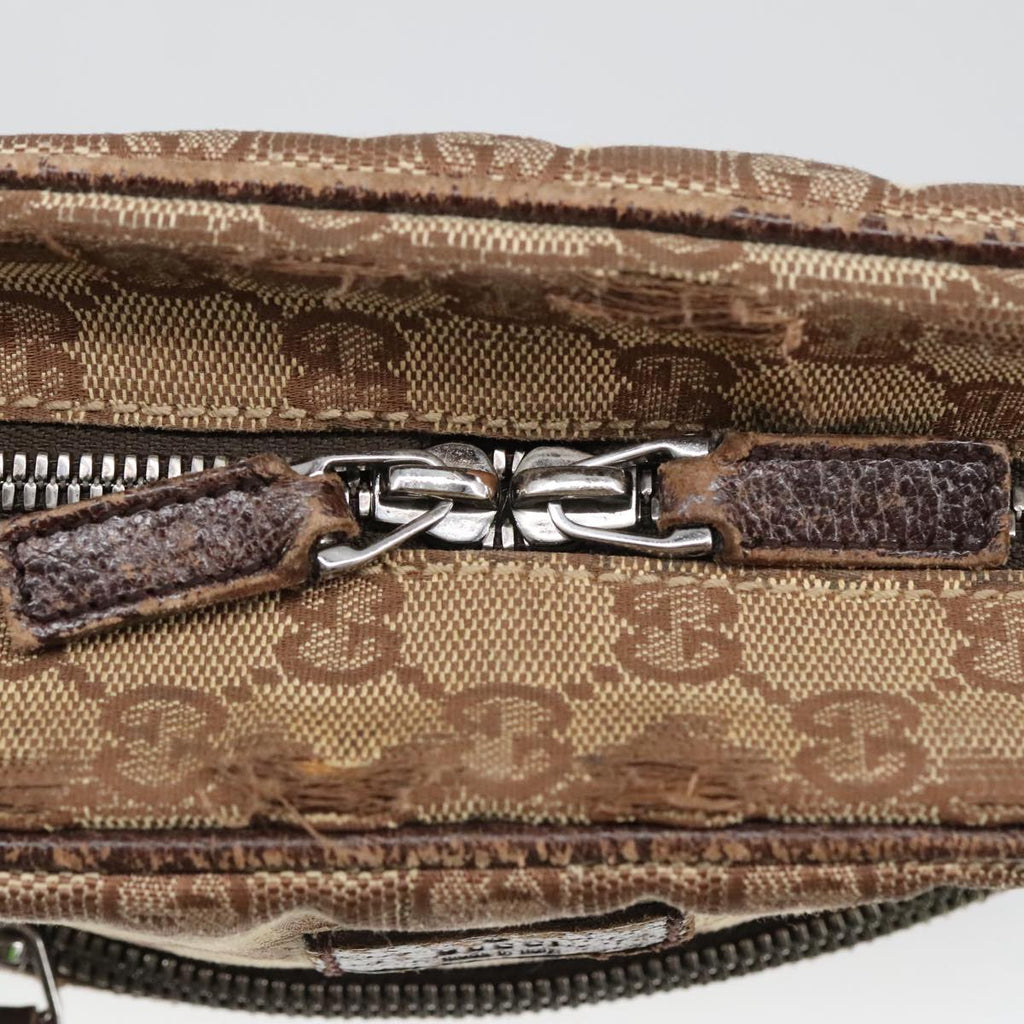 GUCCI GG Canvas Shoulder Bag Beige 102345