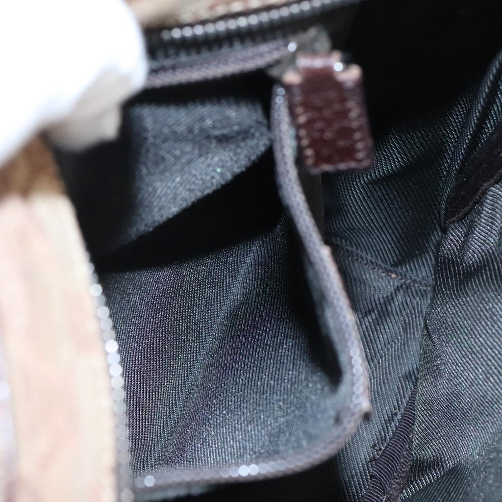 GUCCI GG Canvas Shoulder Bag Beige 102345