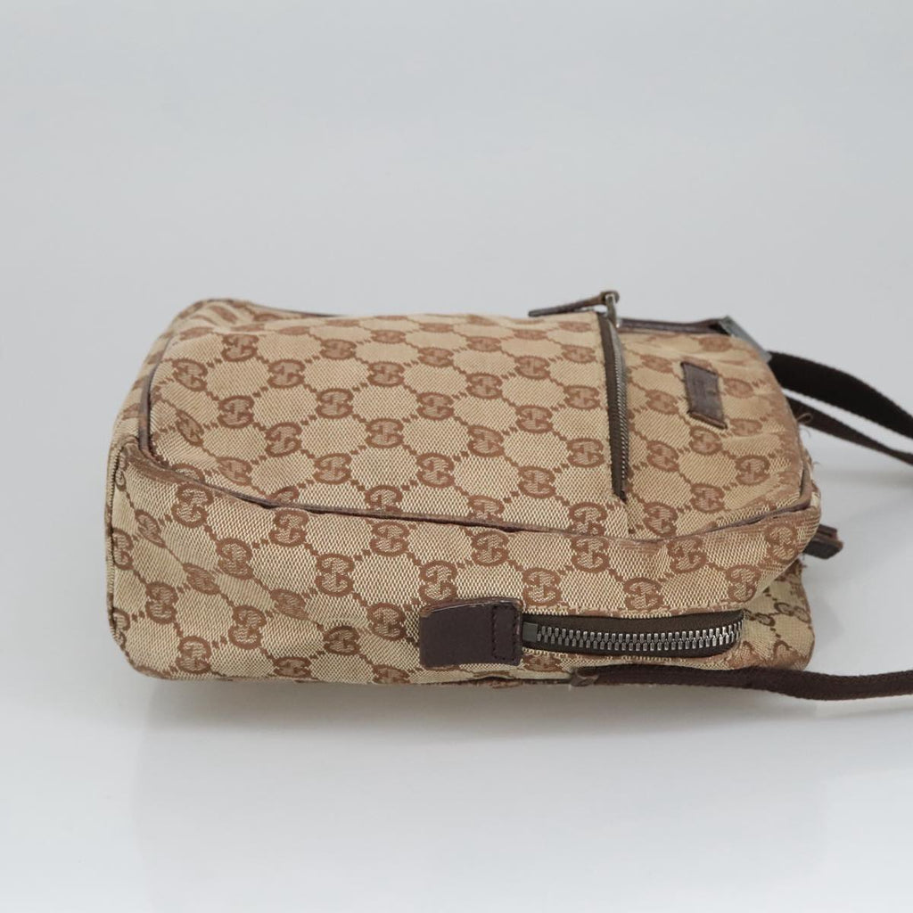 GUCCI GG Canvas Shoulder Bag Beige 102345