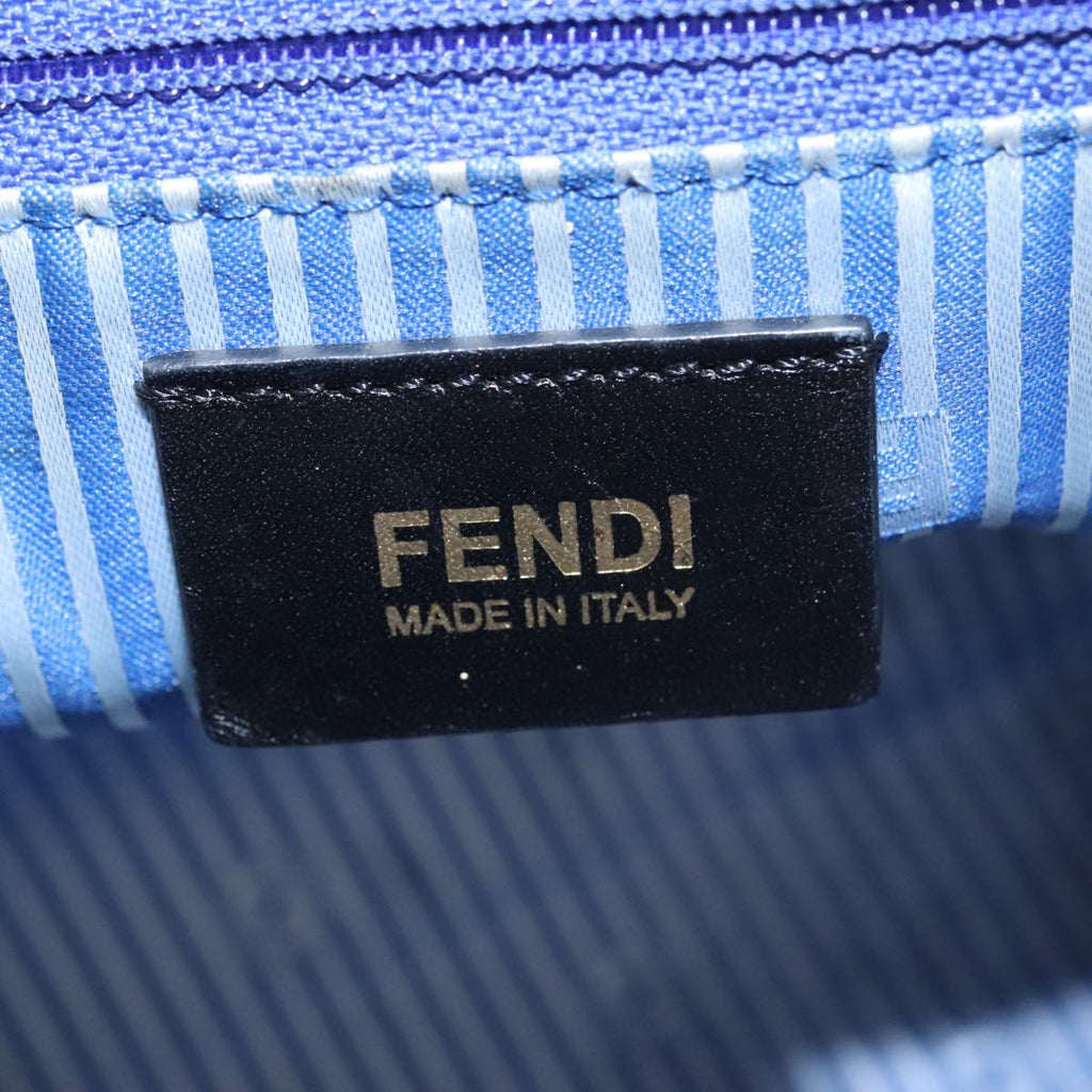 FENDI Zucca Canvas Tote Bag White Multicolor 102446
