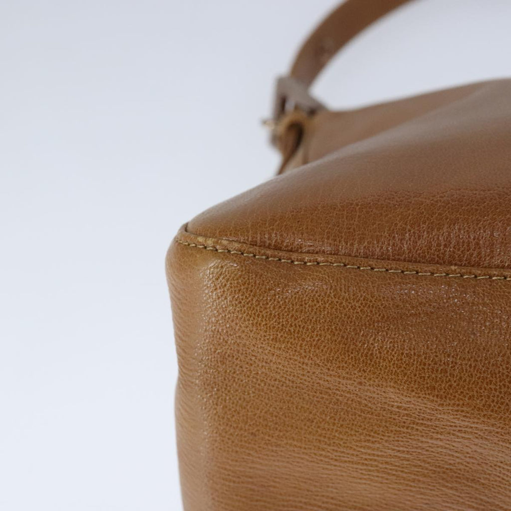 FENDI big Mamma bucket Shoulder Bag Leather Brown