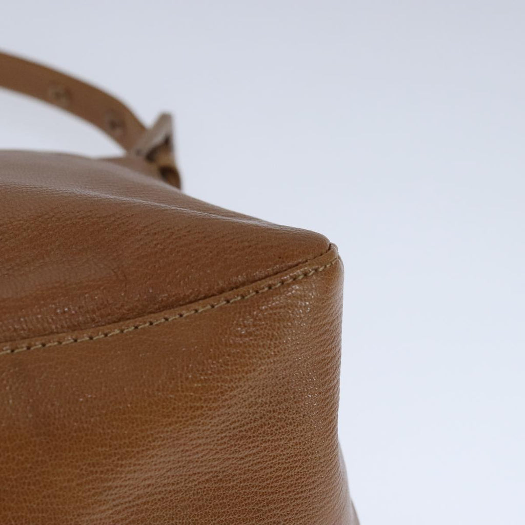 FENDI big Mamma bucket Shoulder Bag Leather Brown