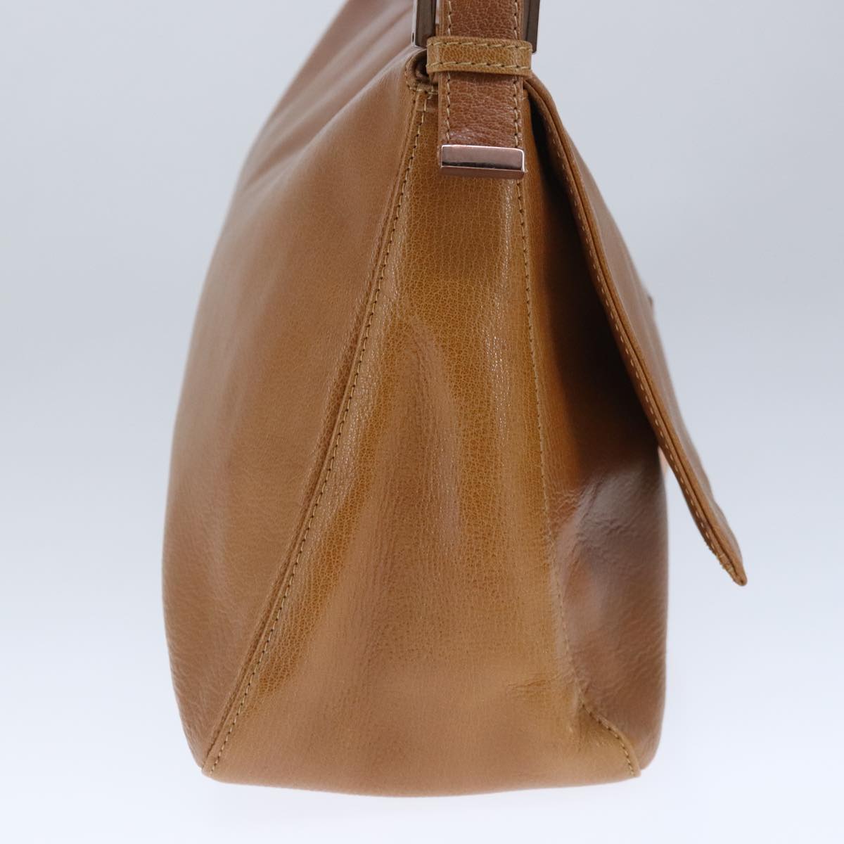 FENDI big Mamma bucket Shoulder Bag Leather Brown