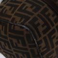 FENDI Zucca Canvas Boston Bag Brown Black 102950
