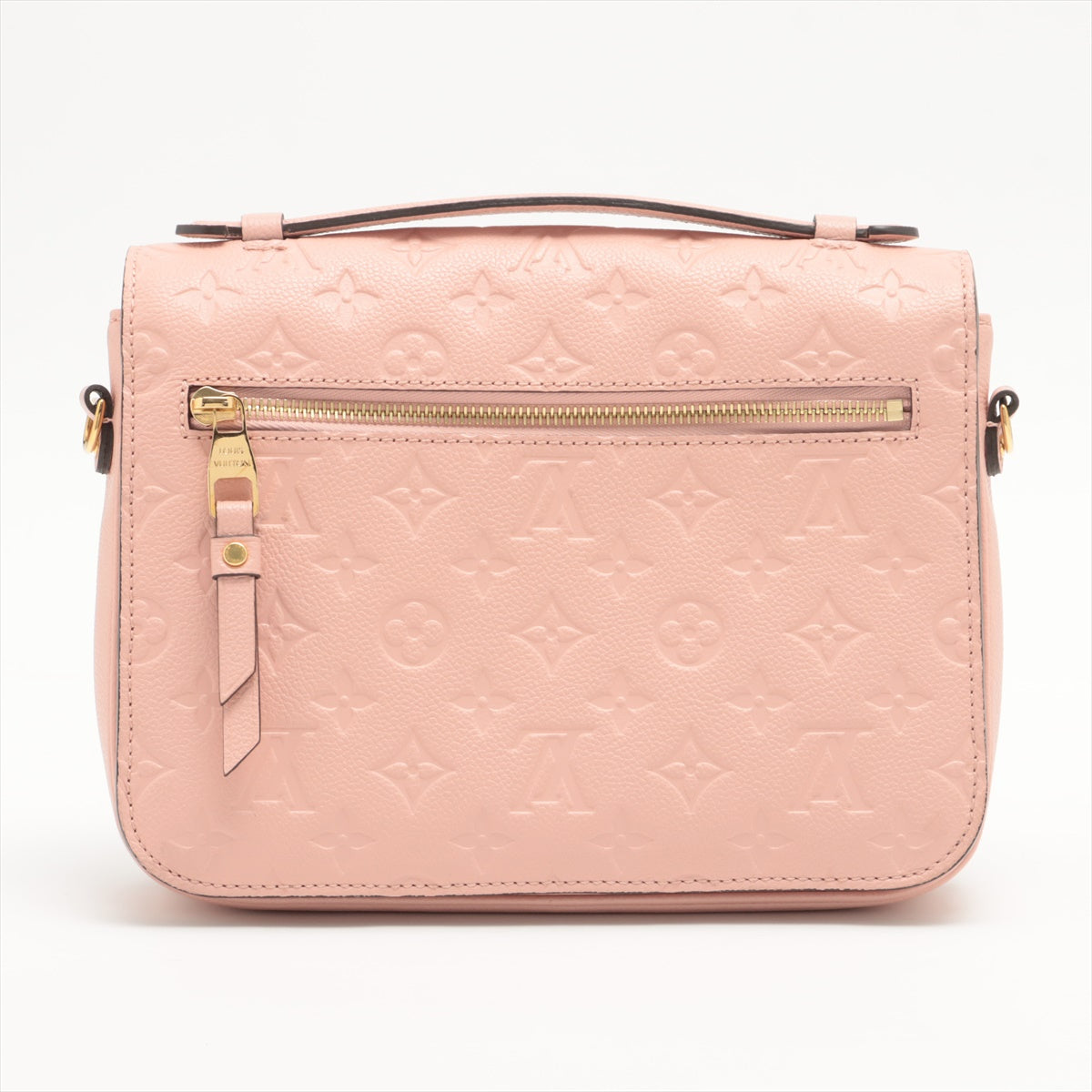 Louis Vuitton Rose Ballerine Monogram Empreinte Leather Pochette Metis [Clearance Sale]