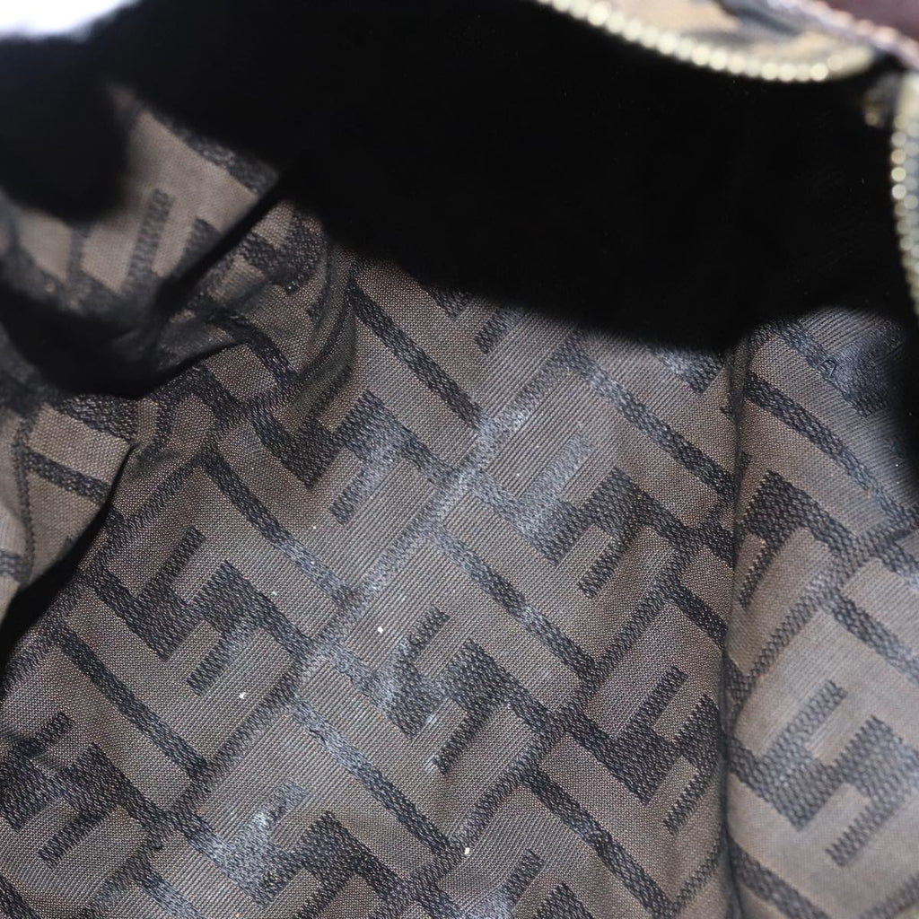 FENDI Zucca Canvas Bag 2Set Brown 103308