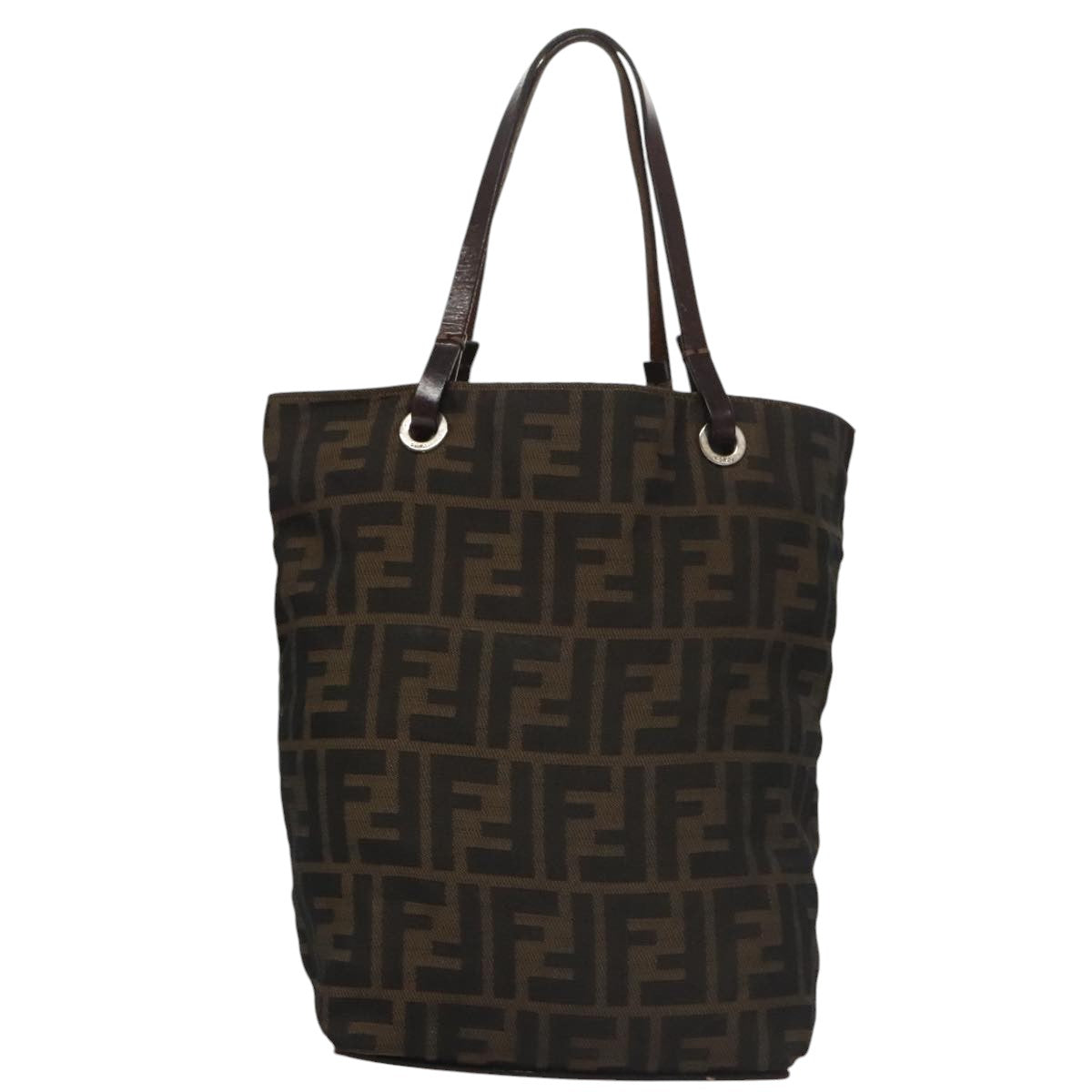 FENDI Zucca Canvas Bag 2Set Brown 103308