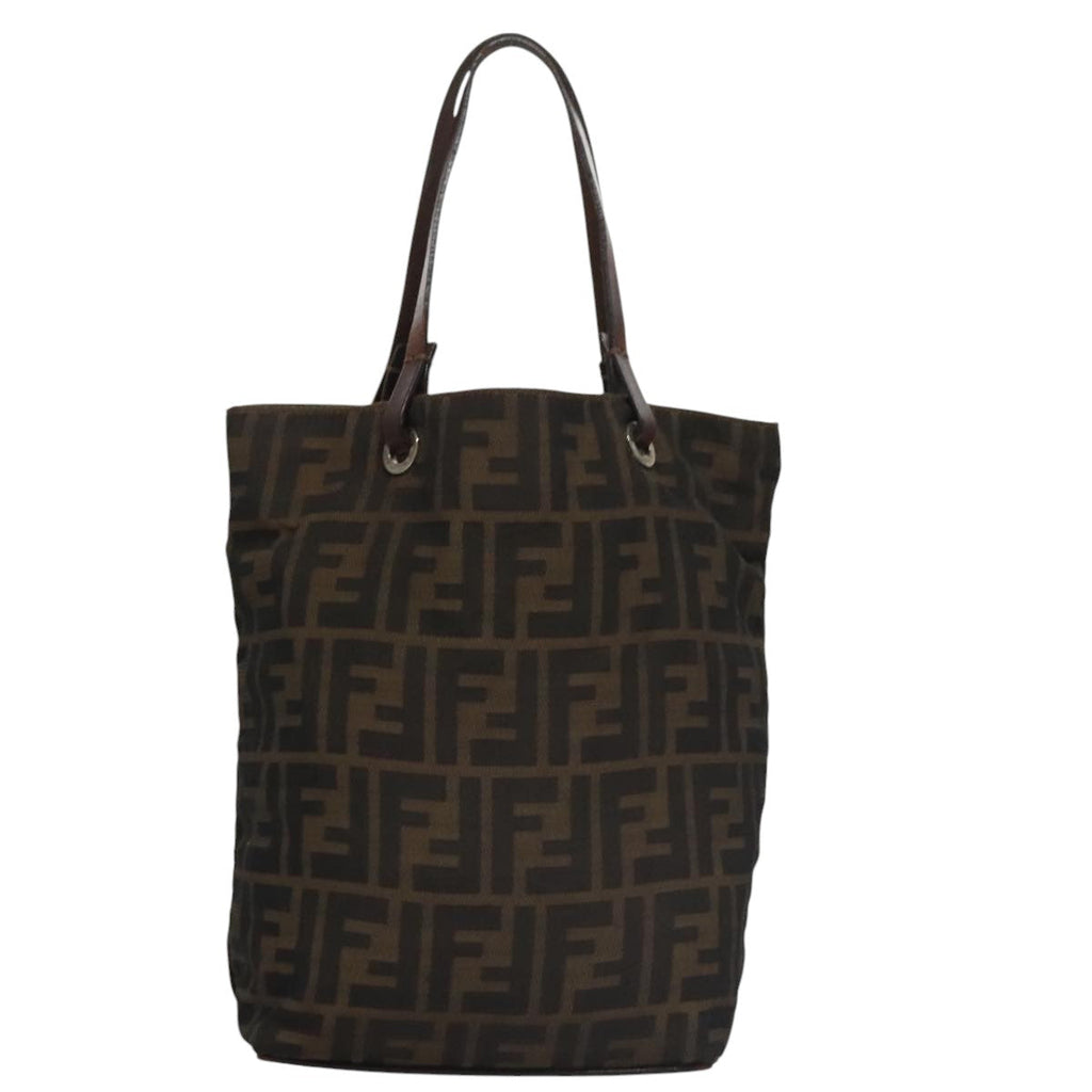 FENDI Zucca Canvas Bag 2Set Brown 103308