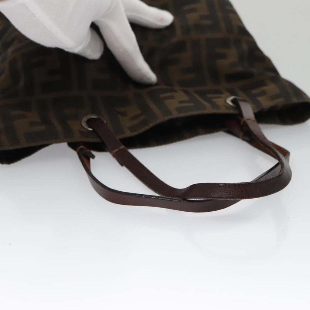 FENDI Zucca Canvas Bag 2Set Brown 103308