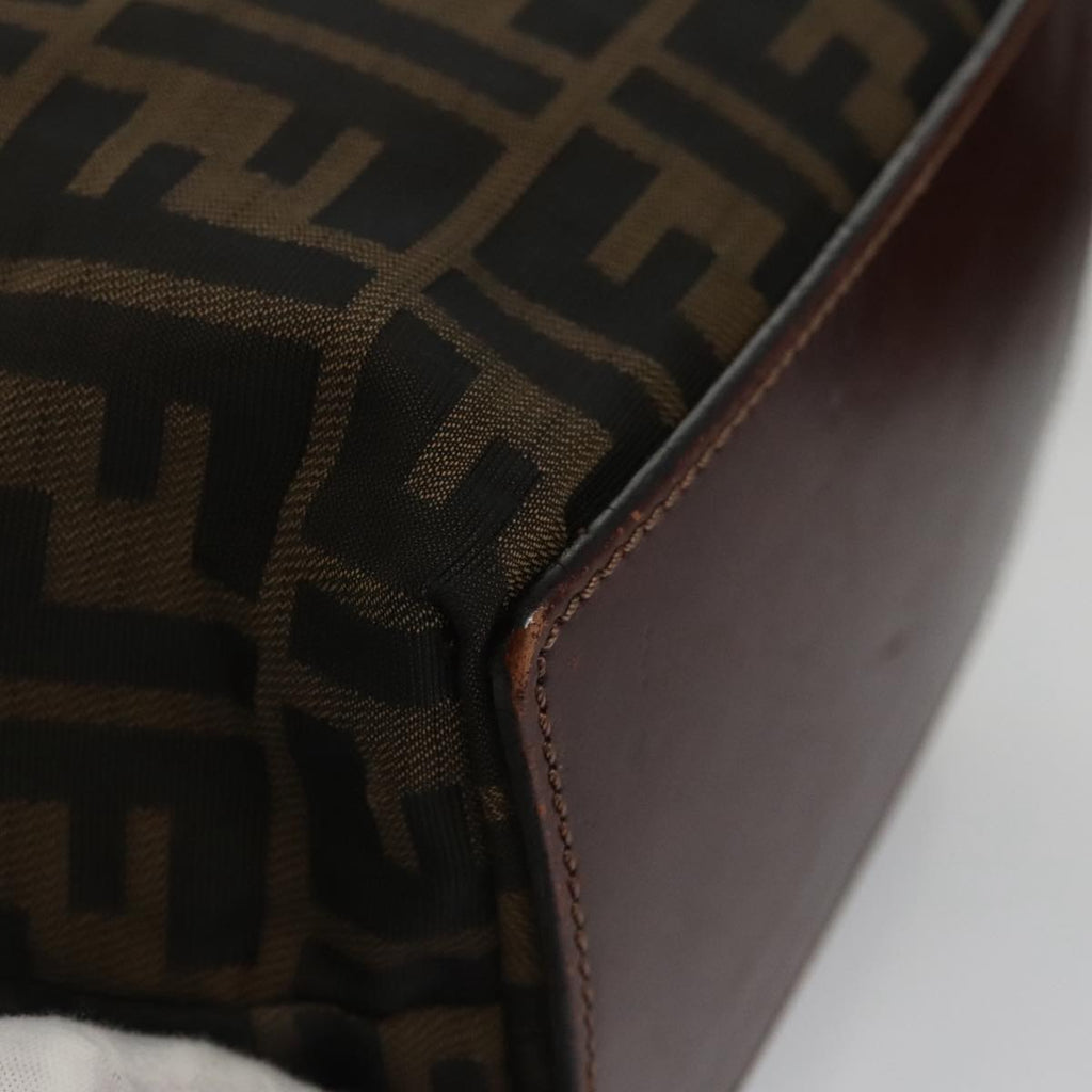 FENDI Zucca Canvas Bag 2Set Brown 103308