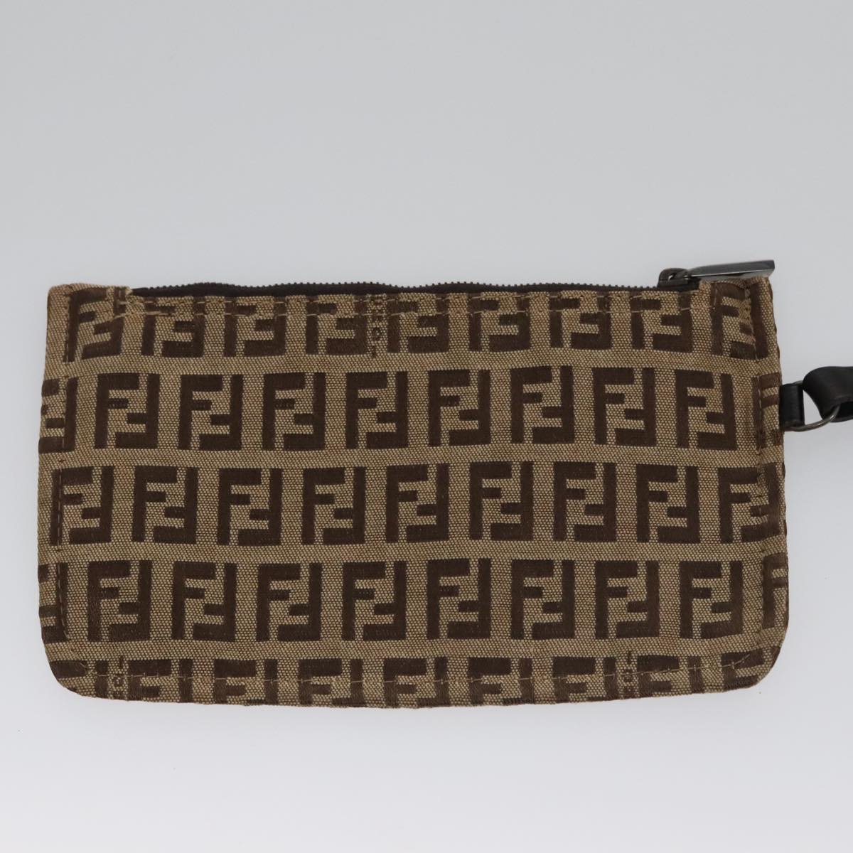 FENDI Zucchino Canvas Hand Bag Beige 103401