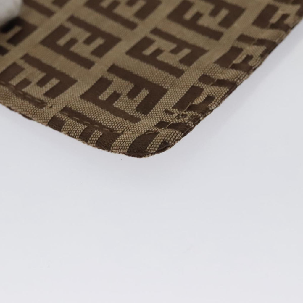 FENDI Zucchino Canvas Hand Bag Beige 103401