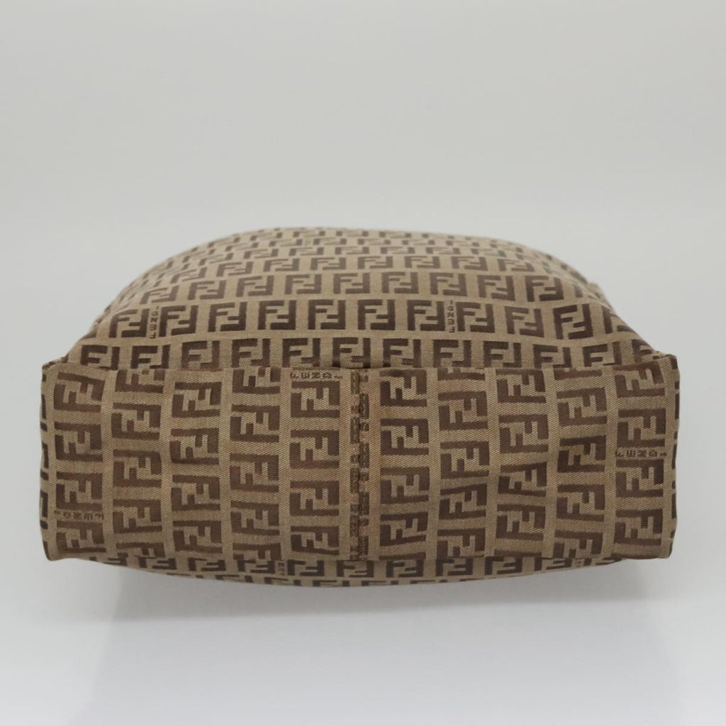 FENDI Zucchino Canvas Hand Bag Beige 103401