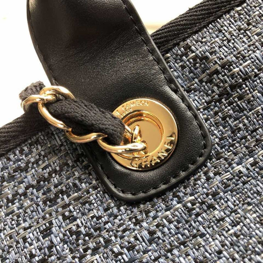 CHL Deauville Tote 38cm Blue/Black For Women A66941