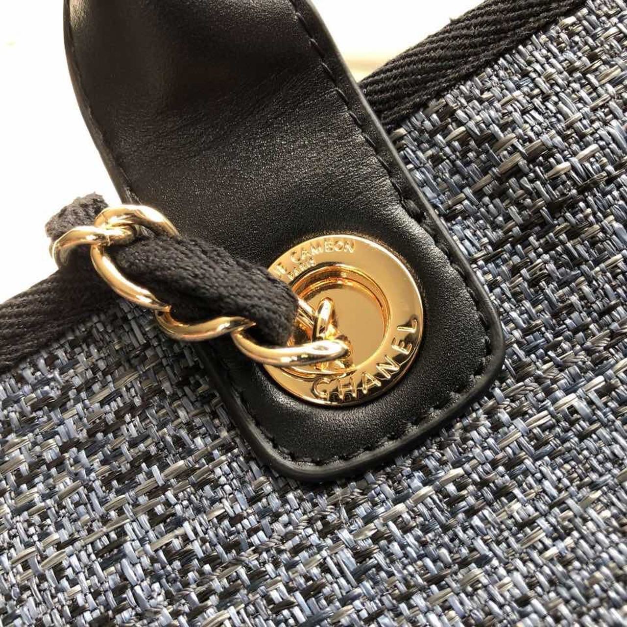 CHL Deauville Tote 38cm Blue/Black For Women A66941