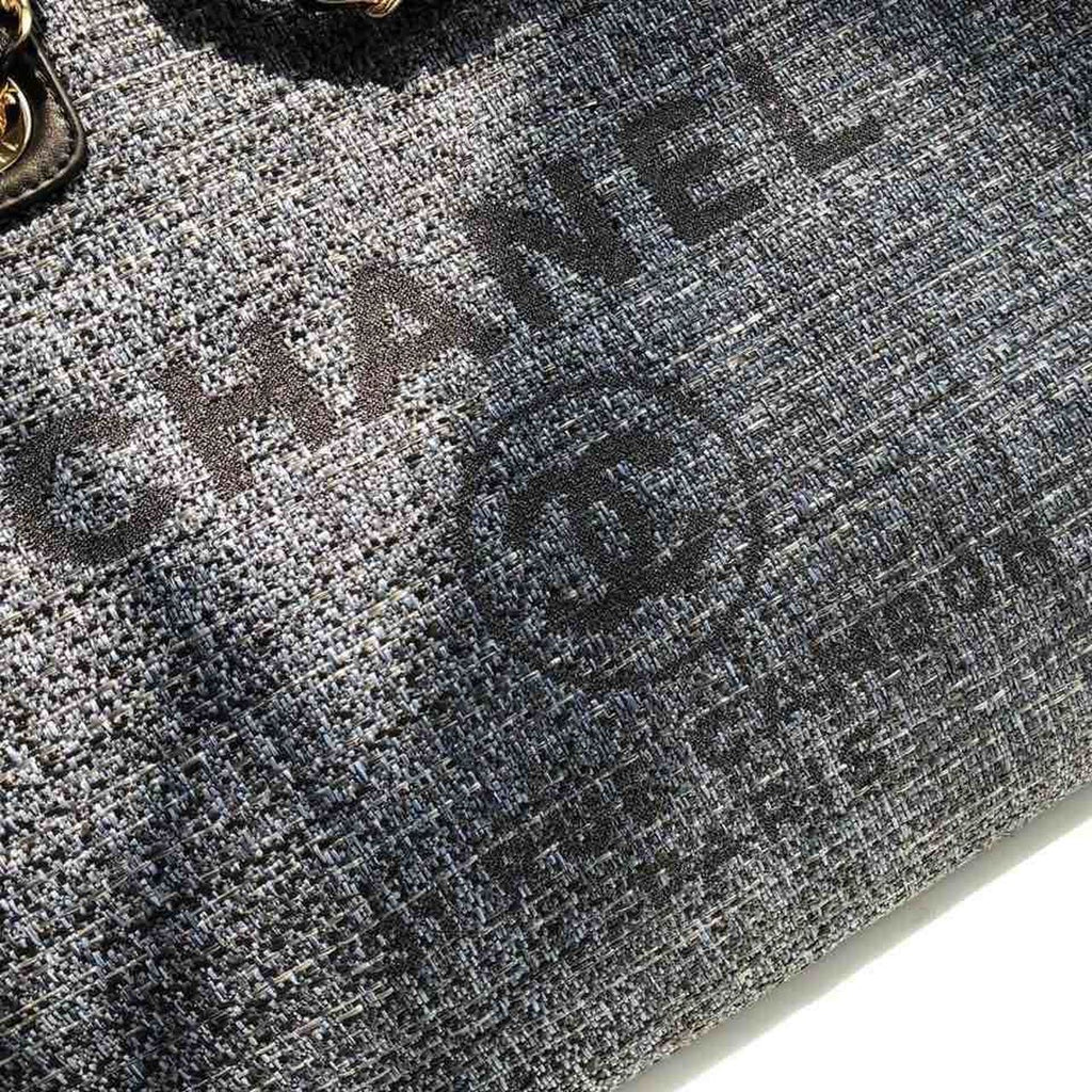 CHL Deauville Tote 38cm Blue/Black For Women A66941