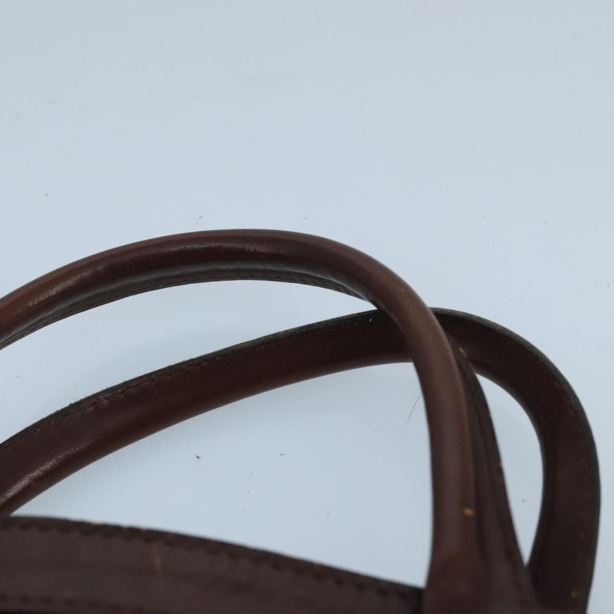 FENDI Zucca Canvas Hand Bag Brown Black gold 103452