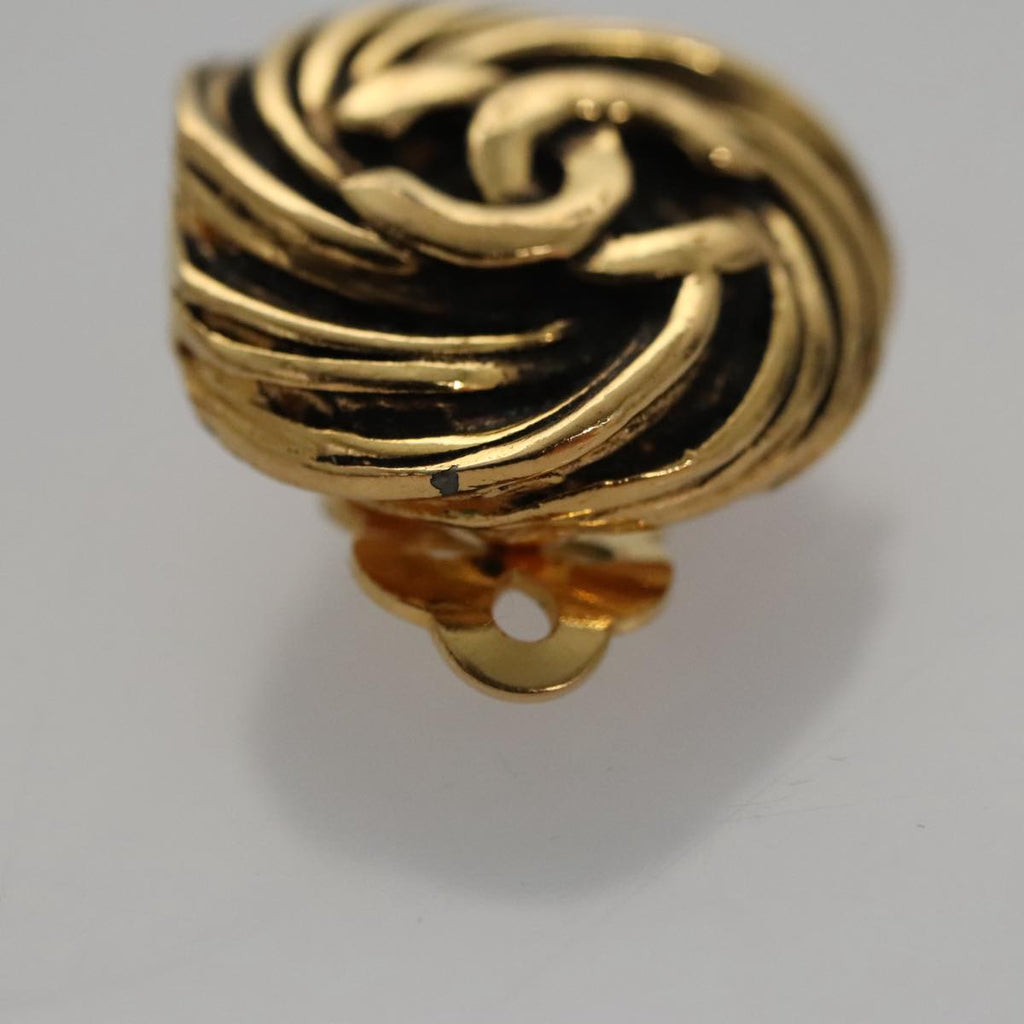 CHANEL Earring metal Gold CC 103473