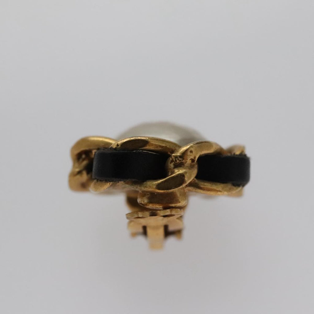 CHANEL Earring metal Gold CC 103474