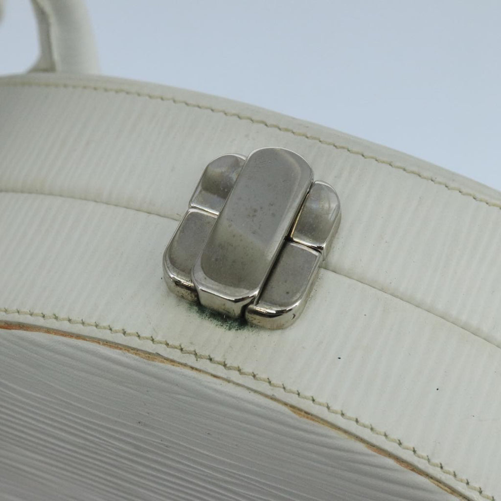 FENDI Hand Bag Leather 2way White 103997
