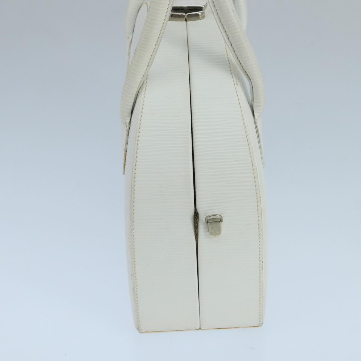 FENDI Hand Bag Leather 2way White 103997