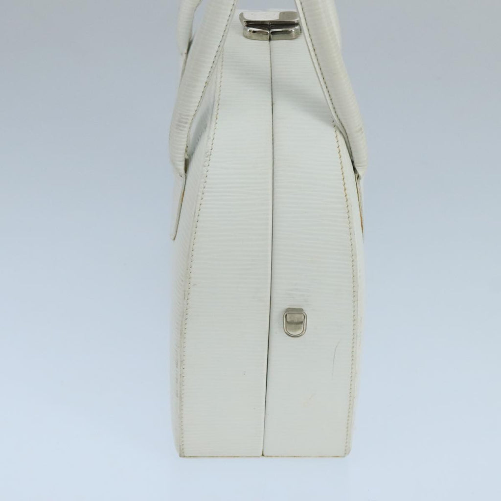 FENDI Hand Bag Leather 2way White 103997