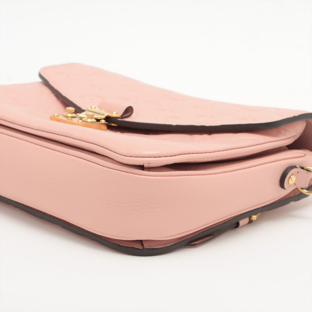 Louis Vuitton Rose Ballerine Monogram Empreinte Leather Pochette Metis [Clearance Sale]