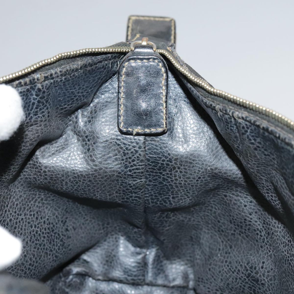 FENDI Zucca Canvas Vanity Pouch Brown Black Gold 104142