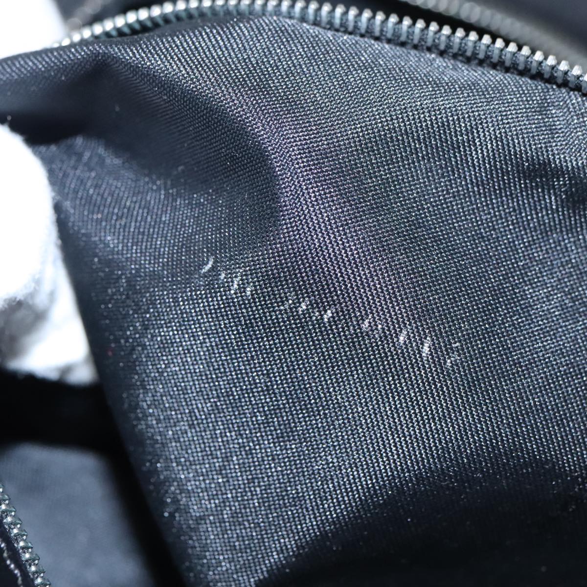 FENDI Zucca Canvas Shoulder Bag Black 104305
