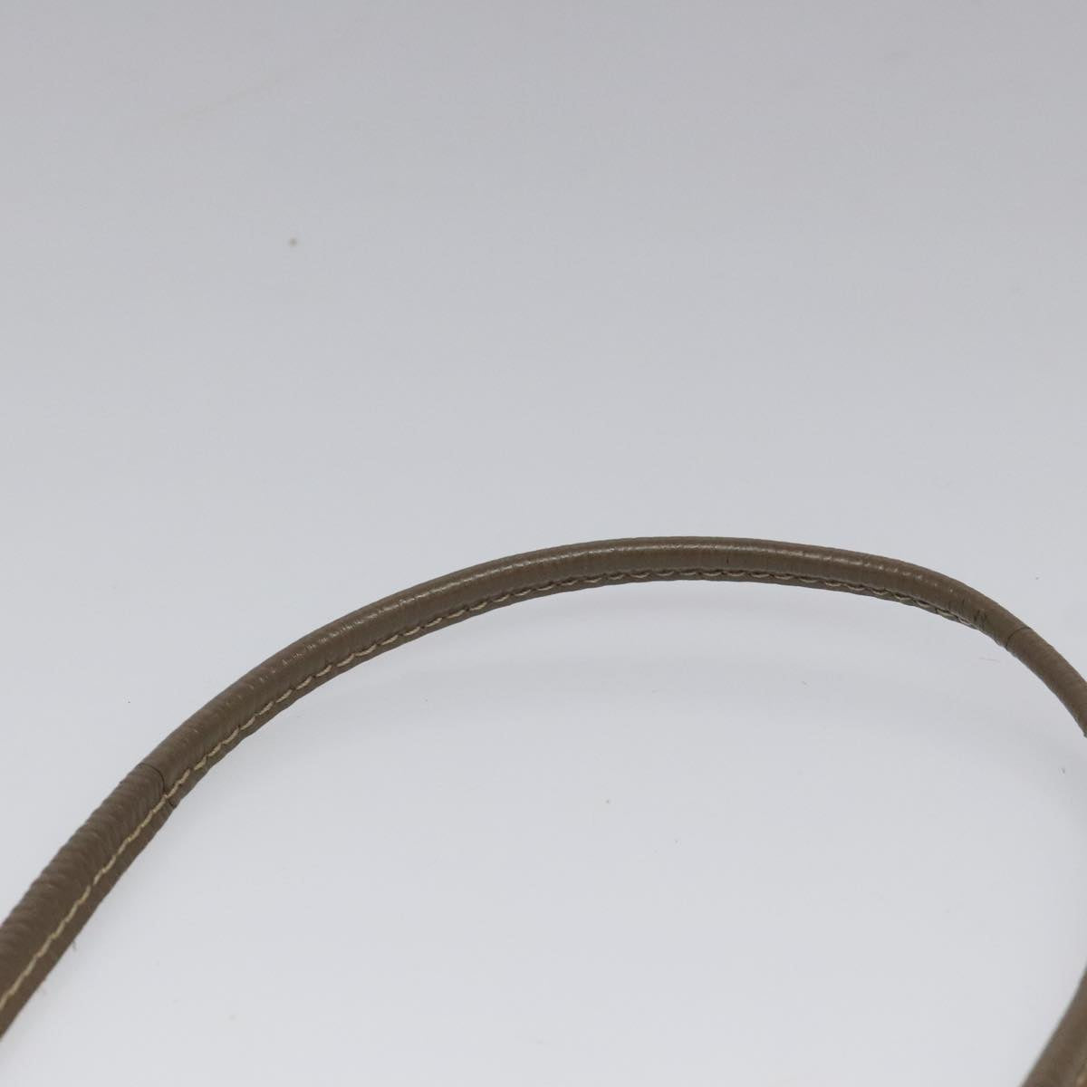 FENDI Zucchino Canvas Shoulder Bag Beige 104456