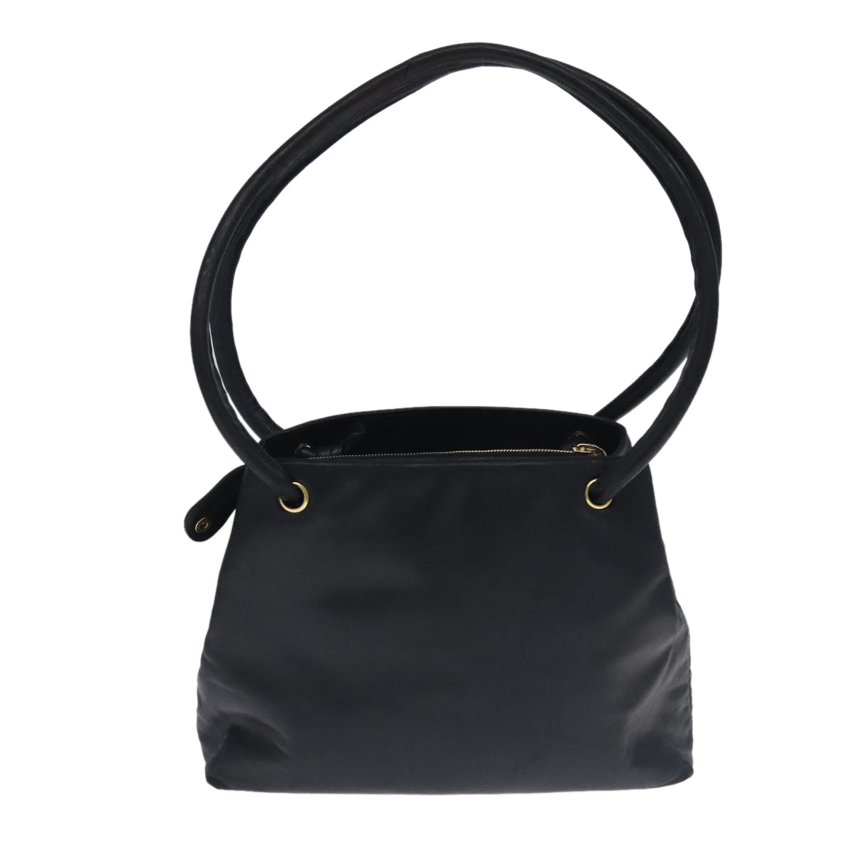 CHANEL COCO Mark Tote Bag Lamb Skin Navy CC 104720