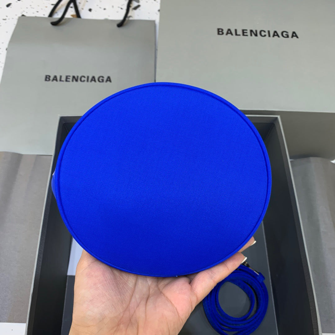 Balen Le Cagole MeGLAMIum Bucket Bag In Blue, For Women,  Bags 11.8in/30cm