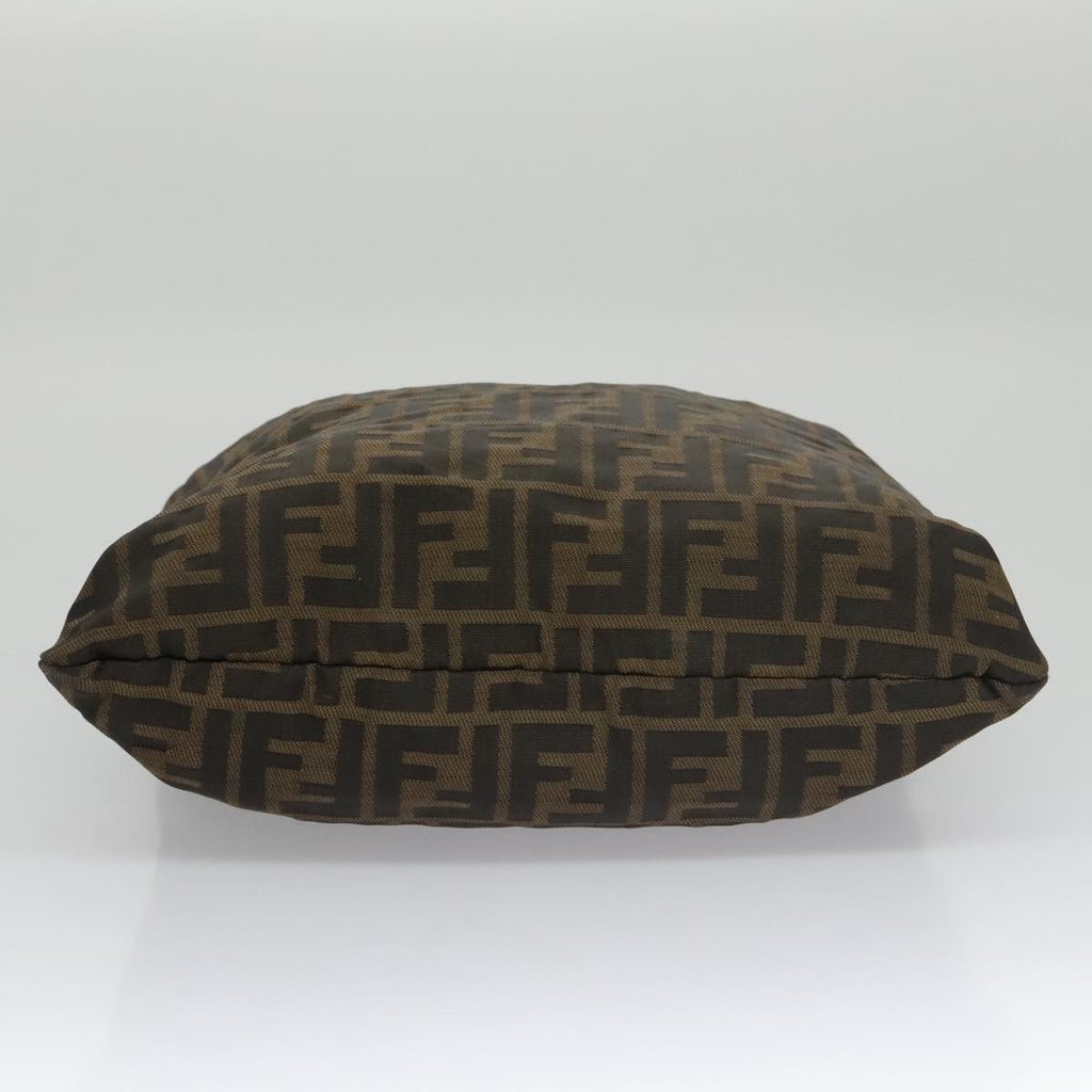 FENDI Zucca Canvas Tote Bag Brown Black 105206
