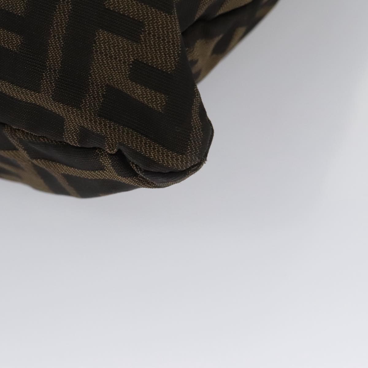 FENDI Zucca Canvas Tote Bag Brown Black 105206