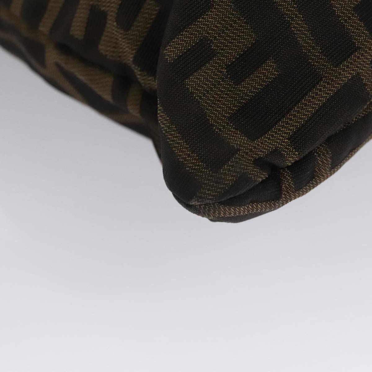 FENDI Zucca Canvas Tote Bag Brown Black 105206